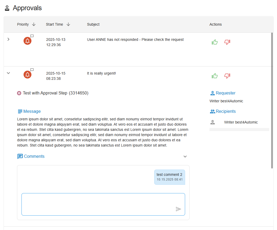 Overview of tasks