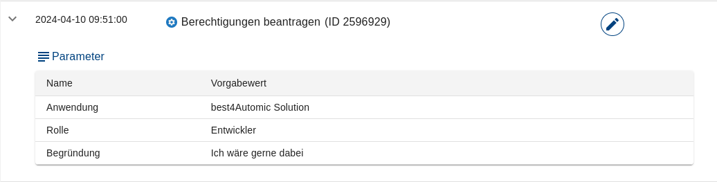 Darstellung einer Eingabeaufforderung